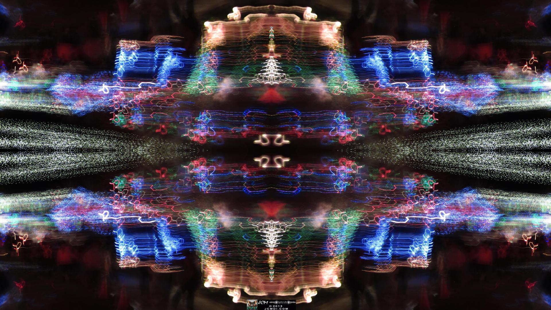 Wakefield Holiday Lightshow 2013 Quadroscopic long exposure artwork